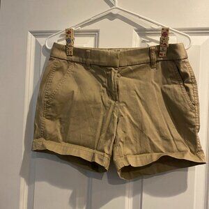J. Crew Chino Khaki Women's Shorts